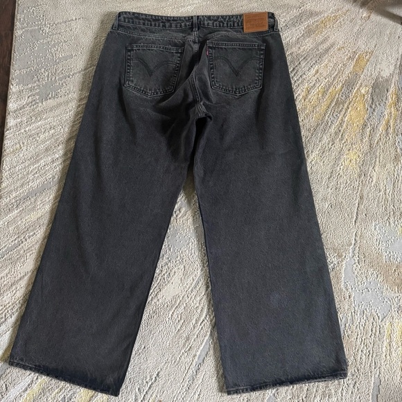 Levi's Premium LOW LOOSE JEANS black wide leg 33 - Picture 11 of 13